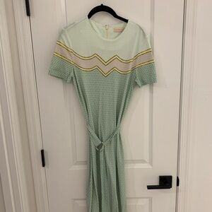 Tory Burch Belted Mosaic Dress